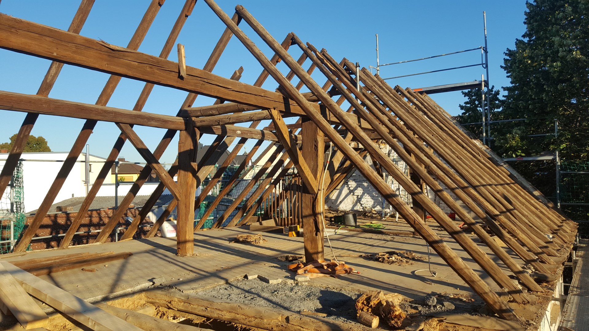 Travaux de charpente à Aigremont (78240) dans les Yvelines (78) - ETS B.Marchal Couverture